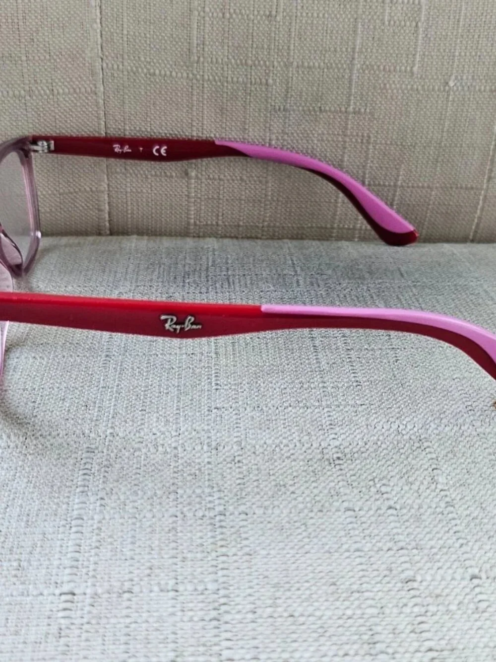 Ray-Ban Youth Glasses Frame Eyewear RB1586 3777 Red/Pink Tone Eyeglasses $129